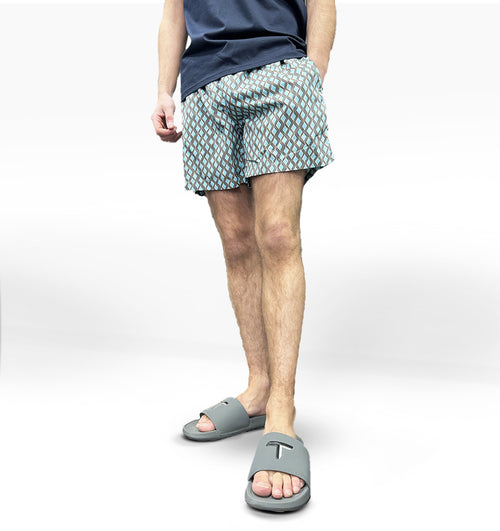 LCTB: Swim Shorts - Green Diamond