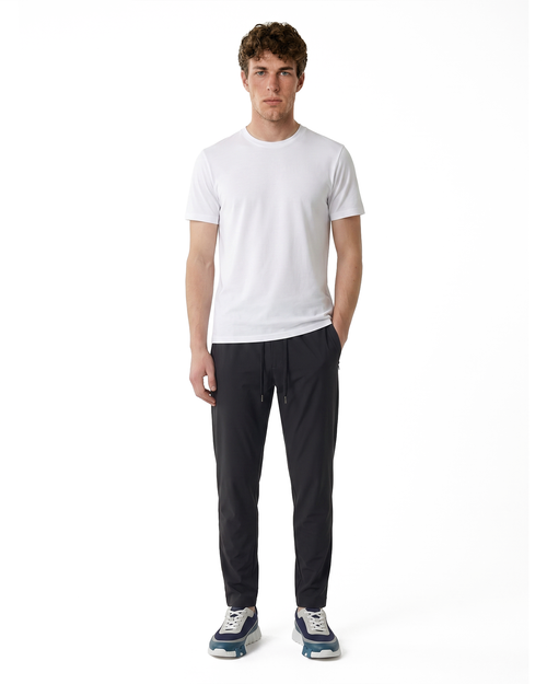 Luxe Hidden Zip Pants - Black
