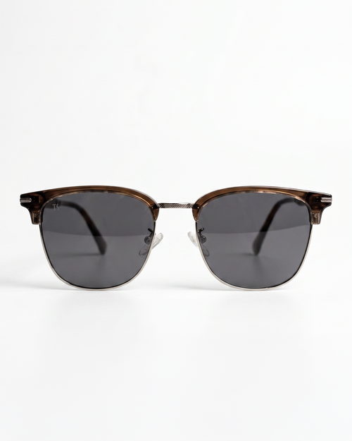 TS25 Sunglasses - Brown/Silver