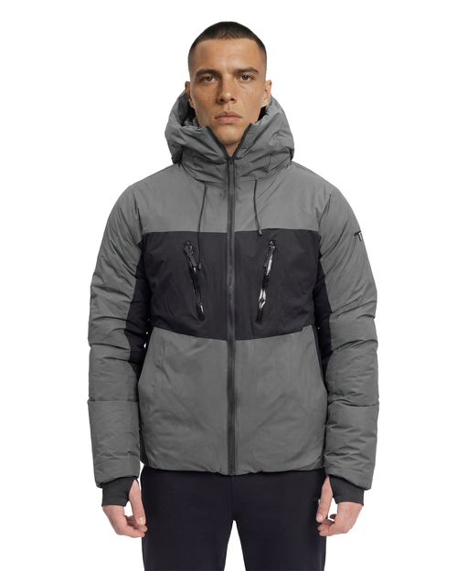 TTECH T1 26 Puffer Jacket - Grey/Black