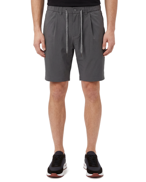 Luxe Button Loop Shorts - Grey