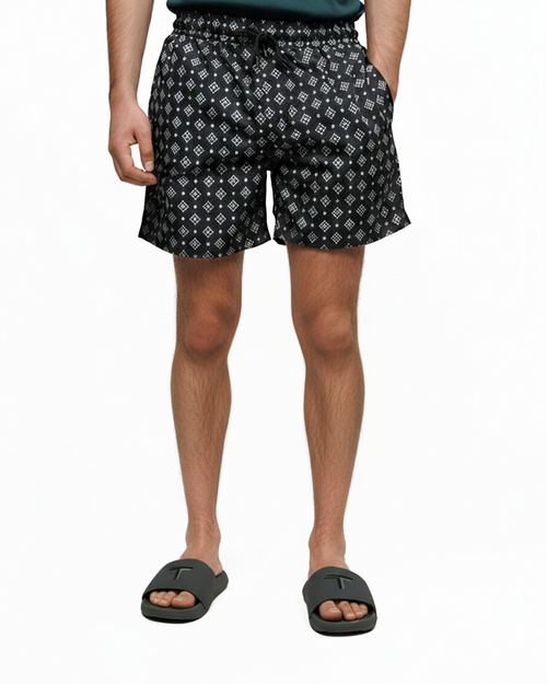 LCTB: Swim Short - Black Square