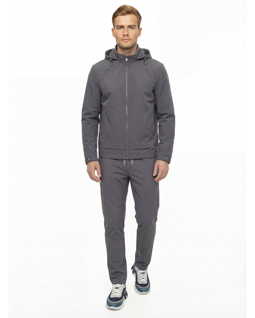 Luxe Panel Jacket - Dark Grey