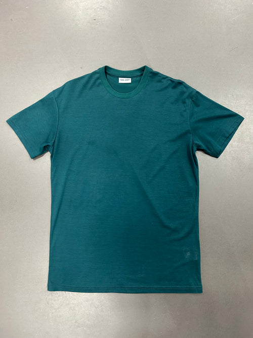 RESELL: Petrol Blue Luxe Tee, Small
