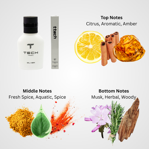 Silver TTECH Eau De Parfum - 10ml