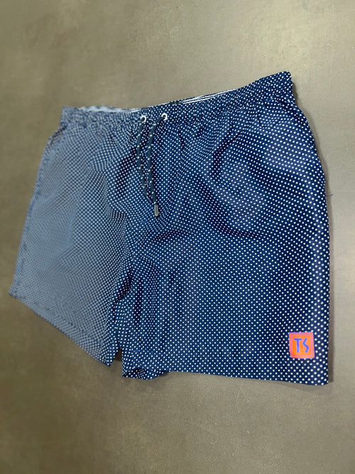 RESELL: Navy Micro Dot Swim Shorts