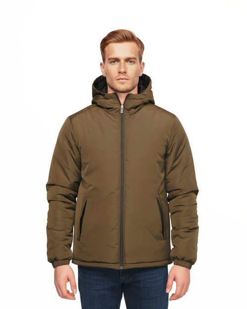 LCTB: Short Reversible Jacket - Black/ Khaki