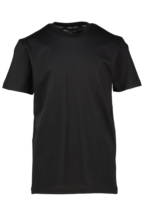 Kid's Mercerised Cotton T Shirt - Black Tribal Society