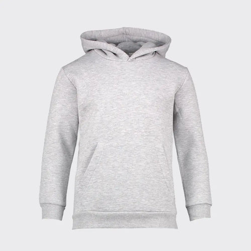 Kid's Tribal Society Plain Hoodie - Grey Tribal Society