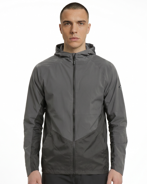 TTECH Shadow Windbreaker 26 Jacket - Grey & Black