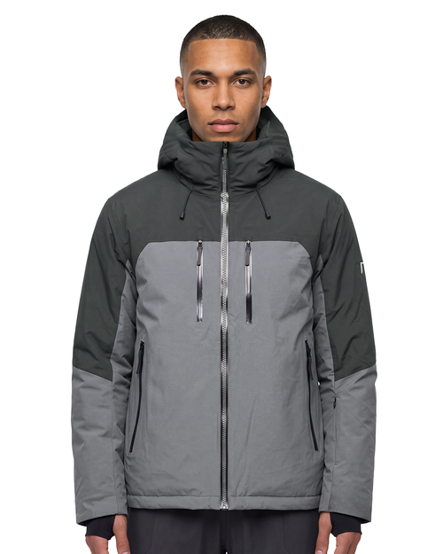TTECH T1 26 Puffer Jacket - Black/Grey