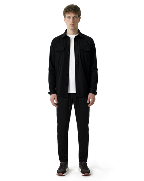 Luxury Shirt Jacket - Black
