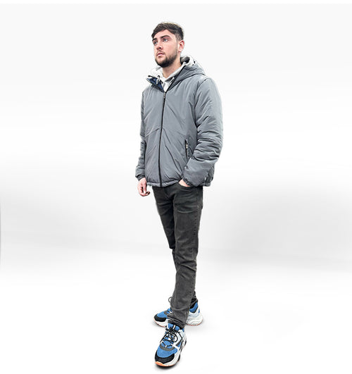 LCTB: Short Reversible Jacket - Navy/ Grey