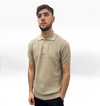 LCTB: Knitted Pattern Polo - Beige