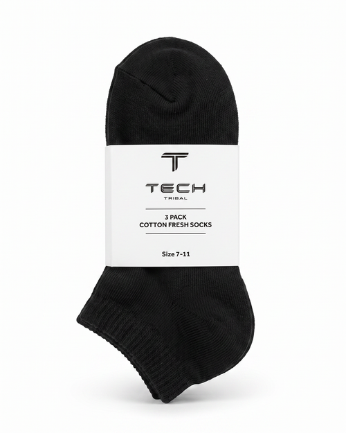 TTECH 3X Ankle Socks - Black