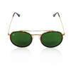 TS14 Sunglasses - Gold/ Green
