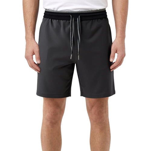 Luxury Knitted Band Shorts - Grey