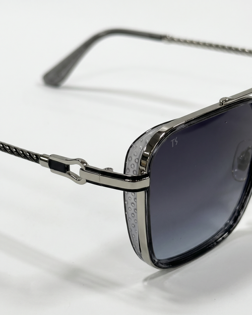 TS22 Sunglasses - Grey/Silver