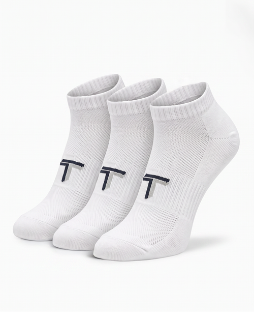 TTECH 3X Ankle Socks - White
