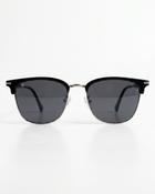 TS25 Sunglasses - Black/Silver