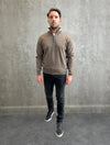 1/4 Zip - Mocca Tribal Society