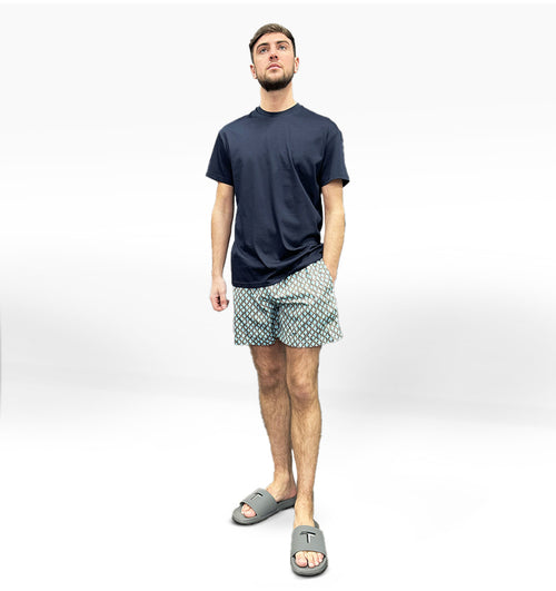 LCTB: Swim Shorts - Green Diamond