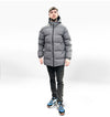 Long Reversible Jacket - Black/ Grey