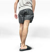 Swim Short - Black With Yellow V