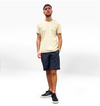 Luxury Metal Logo T - Beige