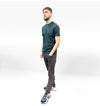 Camiseta de la colección de lujo Tribal Society para hombre - Azul petróleo