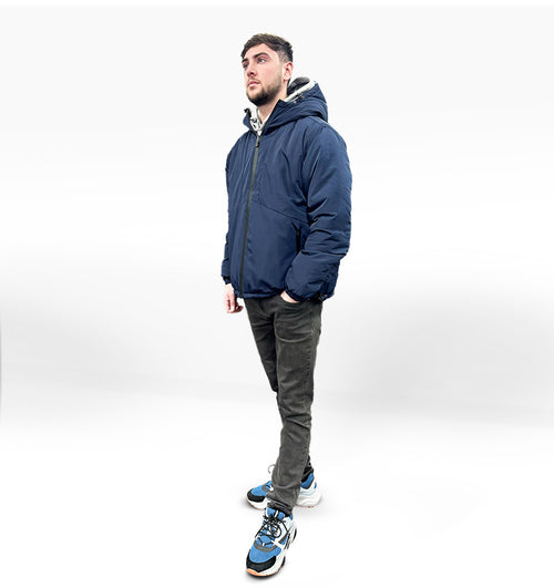LCTB: Short Reversible Jacket - Navy/ Grey