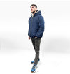 Short Reversible Jacket - Navy/ Grey