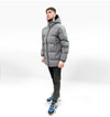 Long Reversible Jacket - Black/ Grey