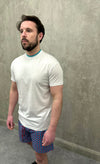 LCTB: Zig Zag Luxury T - White X Aqua