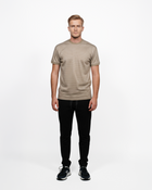 Luxe T - Biscuit Stripe