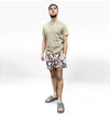 Swim short - White Pattern
