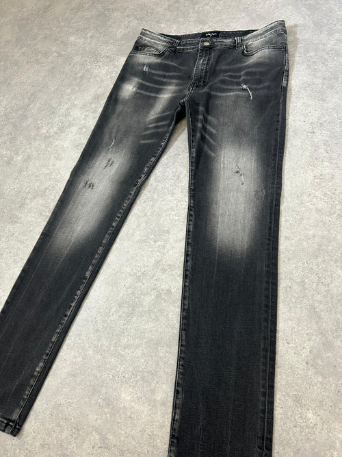 RESELL: Distressed Grey Jeans 31/36