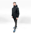 Long Reversible Jacket - Black/ Grey