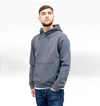 Heavy Plain Pocket Logo Hoodie - Smoked