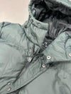 RESELL: Long Puffer Coat Green - Size S