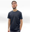 Luxury Metal Logo T - Navy