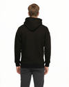 Heavy Plain Pocket Logo Hoodie - Black