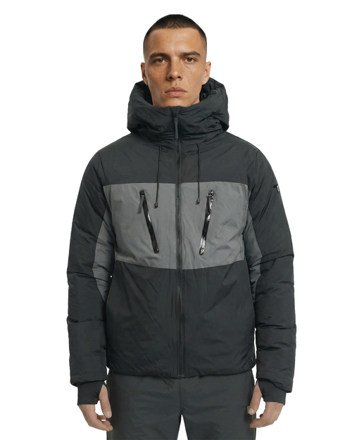 TTECH T1 26 Puffer Jacket - Black/Grey