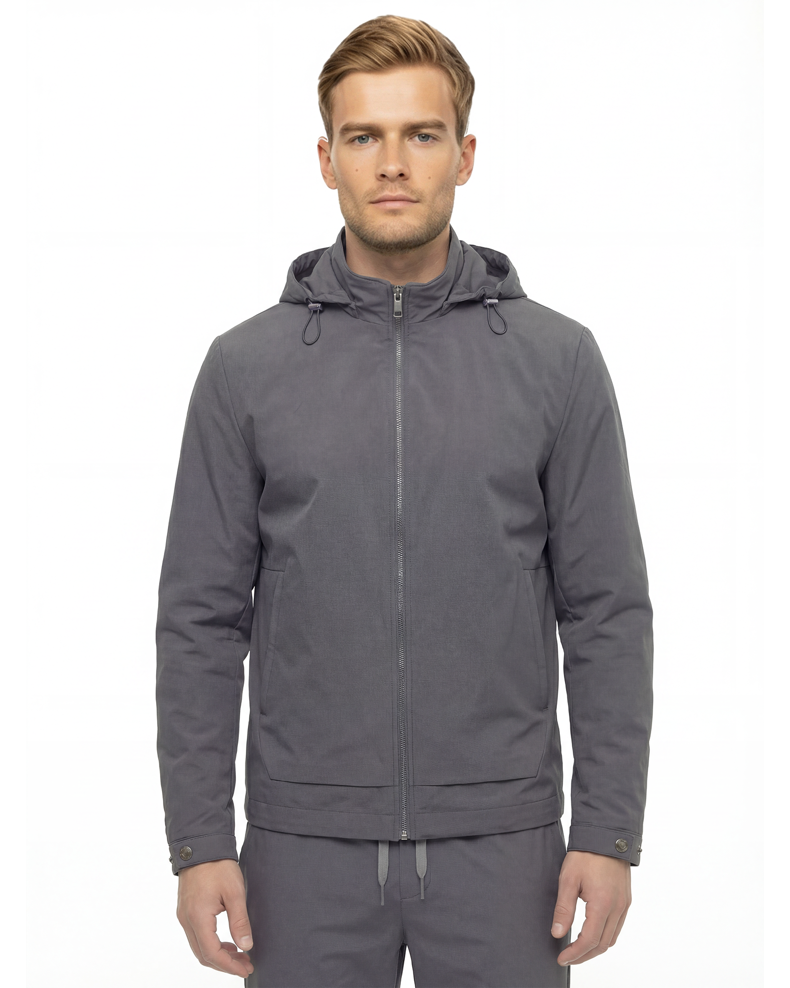 Front Panel Jacket Luxe Panel Jacket - Dark Grey – Tribal Society