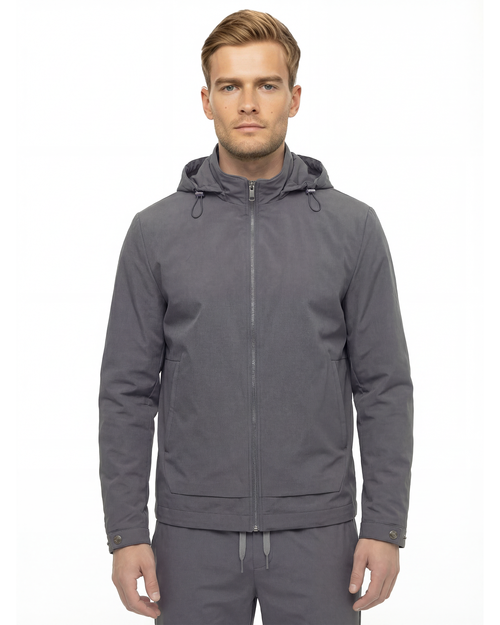 Luxe Panel Jacket - Dark Grey