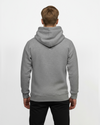 Heavy Plain Pocket Logo Hoodie - Grey