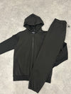 RESELL: TTECH Shell Tracksuit Fleece Lined Pants - Black