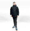 Long Reversible Jacket - Black/ Grey