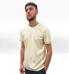 Luxury Metal Logo T - Beige