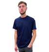 Luxury Cotton Logo T Shirt - Navy